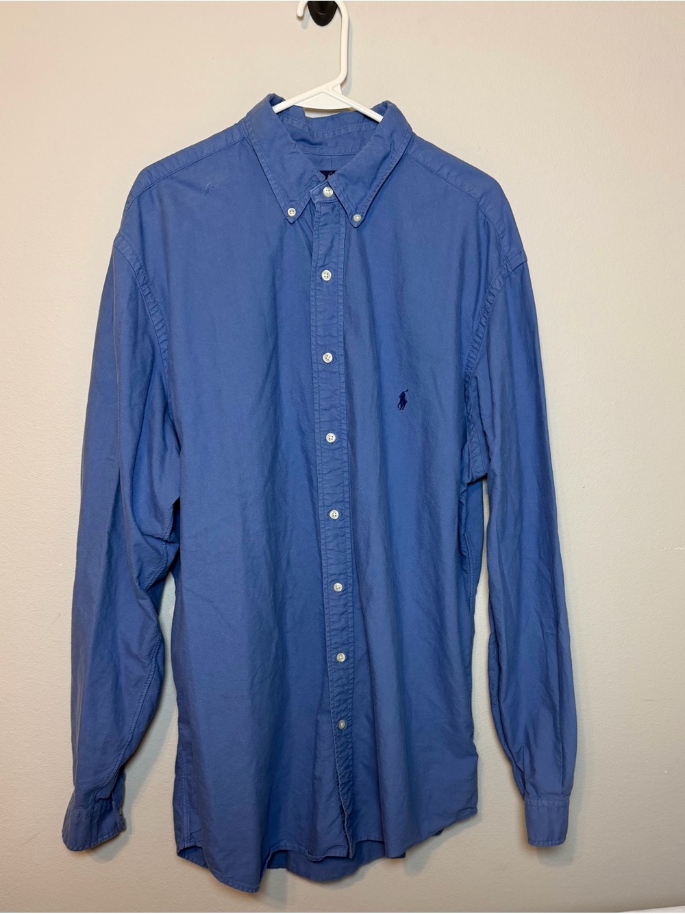 Ralph Lauren Men's Long-Sleeve Button-Down Shirt in Blue